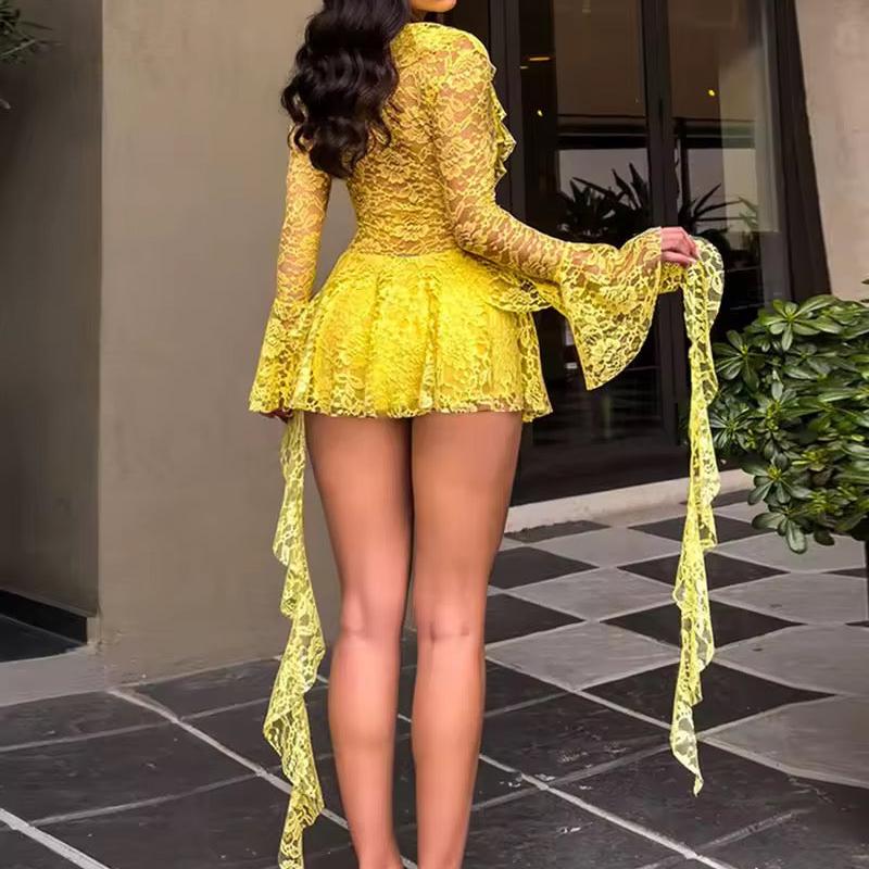 Rent Free Dress - Yellow