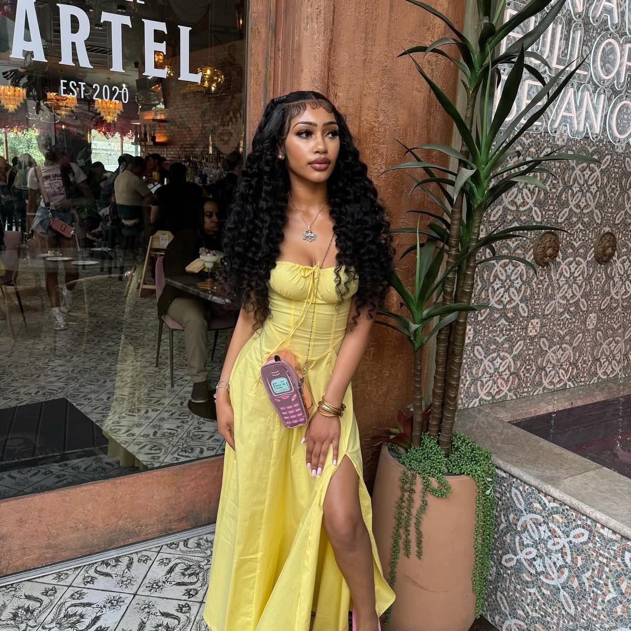 Notice Me Dress - Yellow