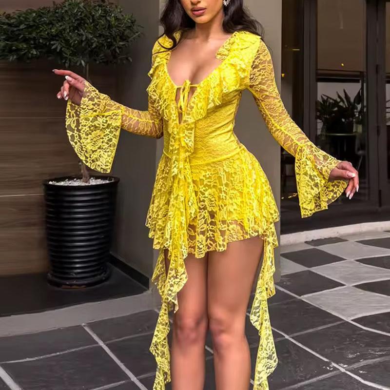Rent Free Dress - Yellow