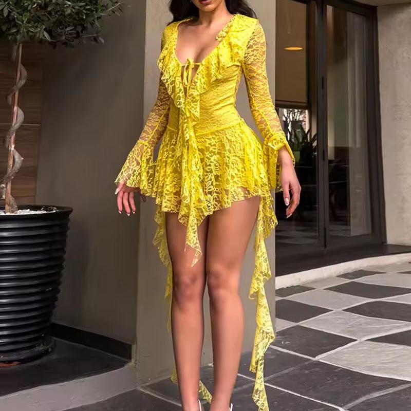 Rent Free Dress - Yellow