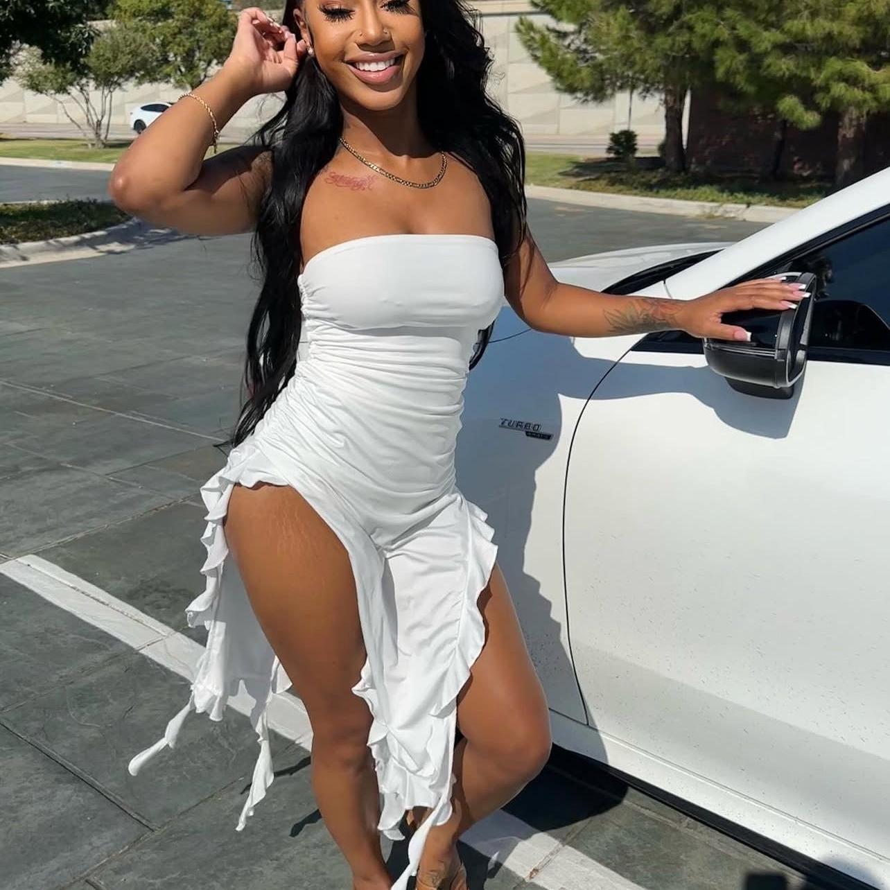 Doves Dress - White