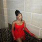 Mad In Love Dress - Red *Pre- Order*