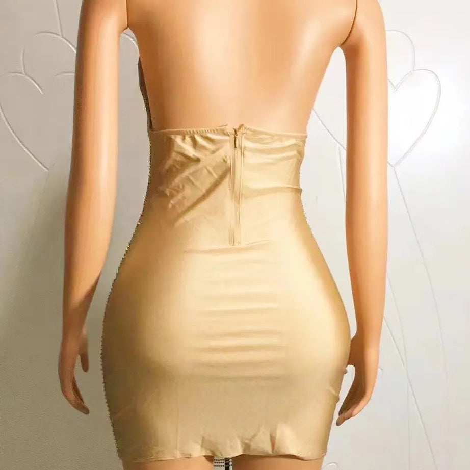 24K Magic Dress - Gold