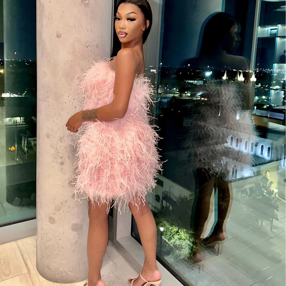 Take Care Dress - Pink