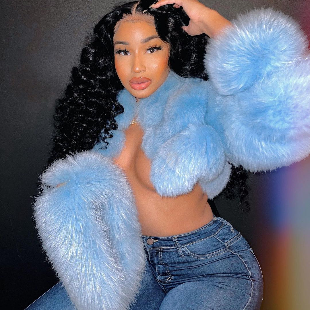 All Fur You Coat - Sky Blue