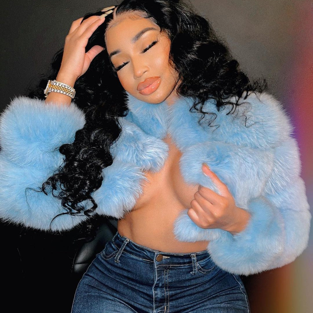 All Fur You Coat - Sky Blue