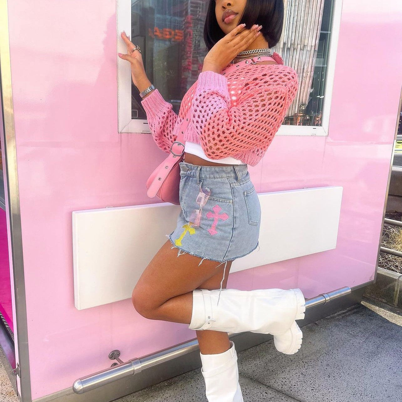 Take Yo Time Skirt - Denim *Pre- Order*