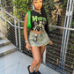 XO Tour Life Skirt - Champagne
