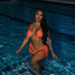 Geeked Up Bikini Set - Orange