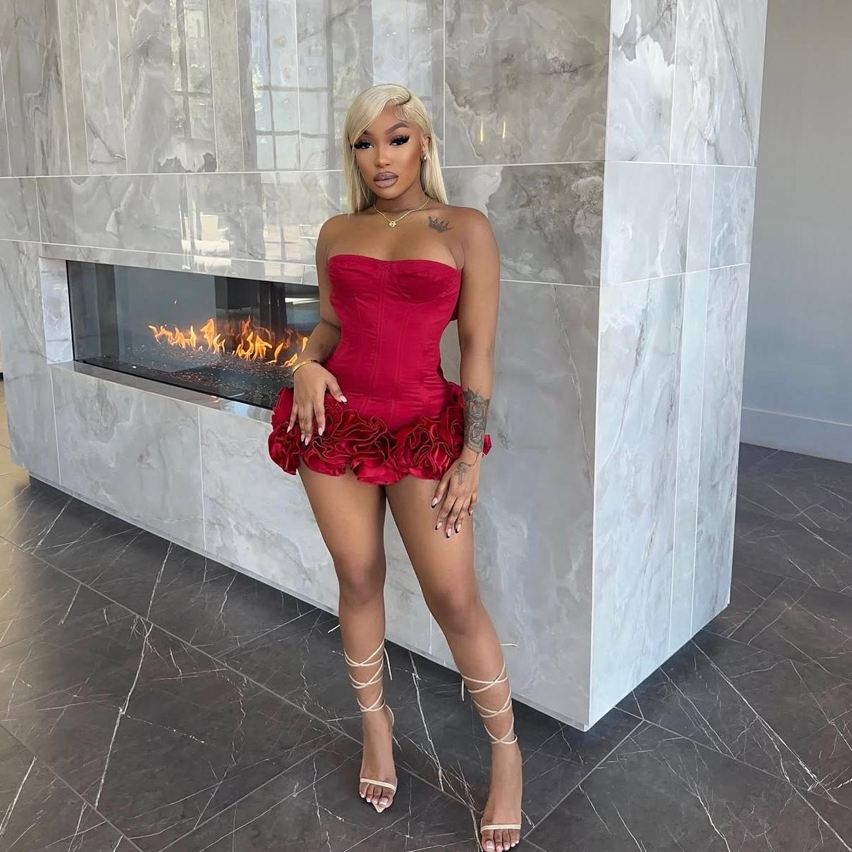 Woo Dress - Red