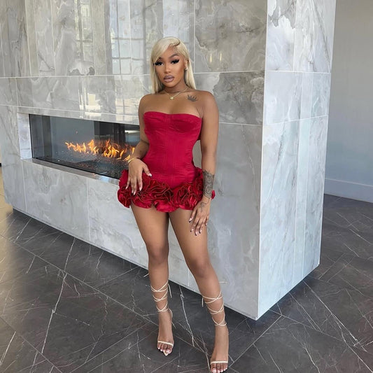 Woo Dress - Red