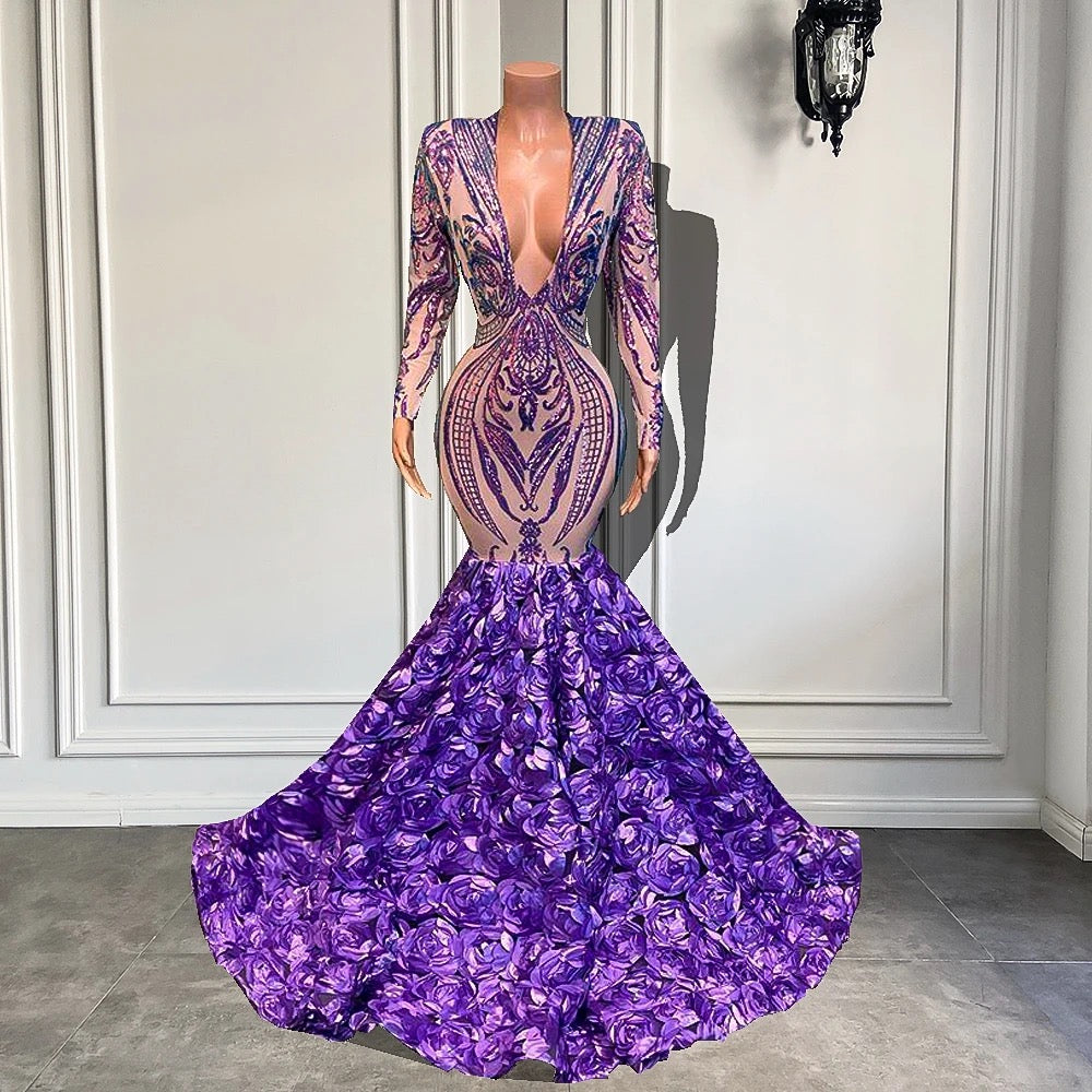Attention Dress - Purple *Pre- Order*