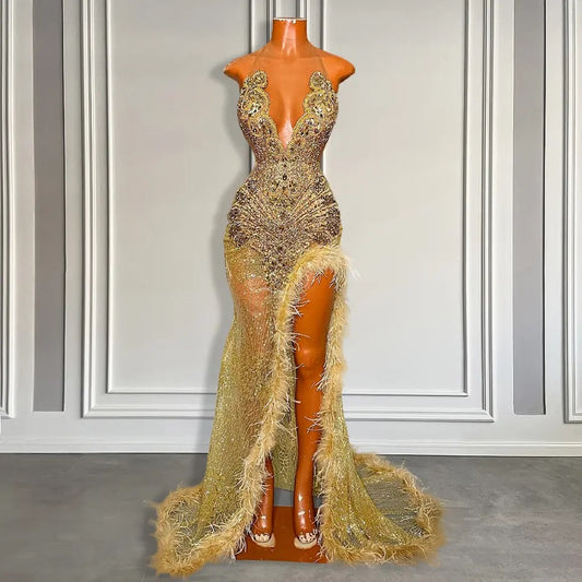 Miss Independent Dress - Gold *Pre- Order*