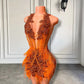 Sensational Dress - Orange *Pre- Order*