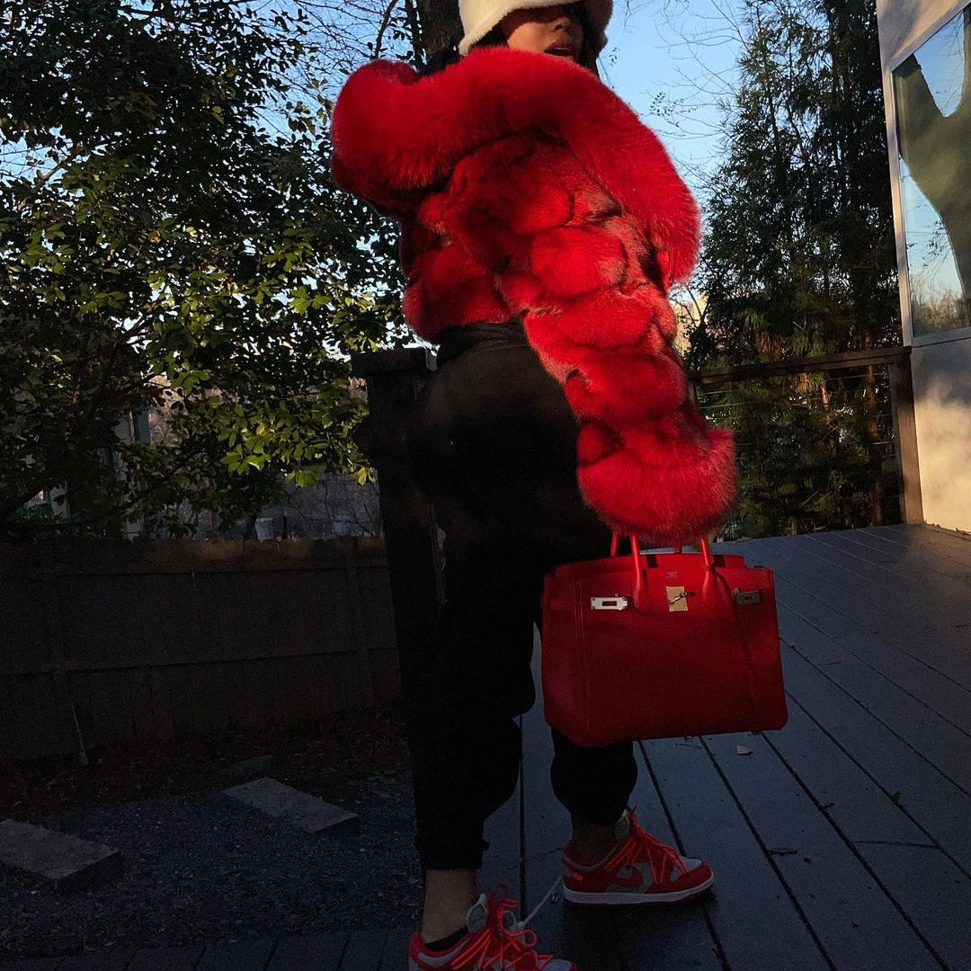 All Fur You Coat - Cherry Red