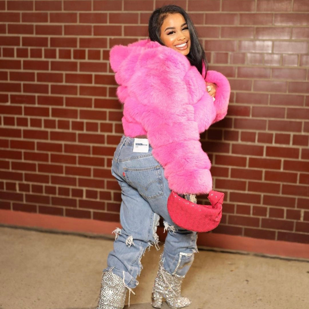 All Fur You Coat - Hot Pink