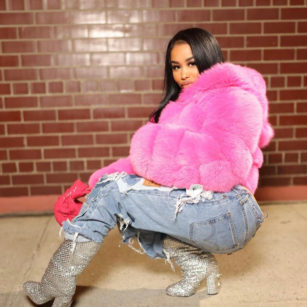All Fur You Coat - Hot Pink