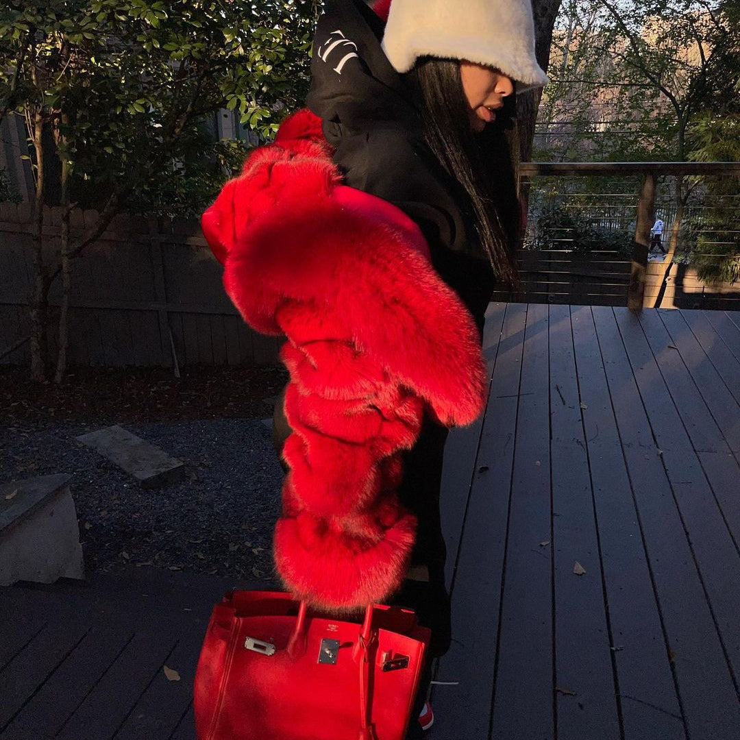 All Fur You Coat - Cherry Red