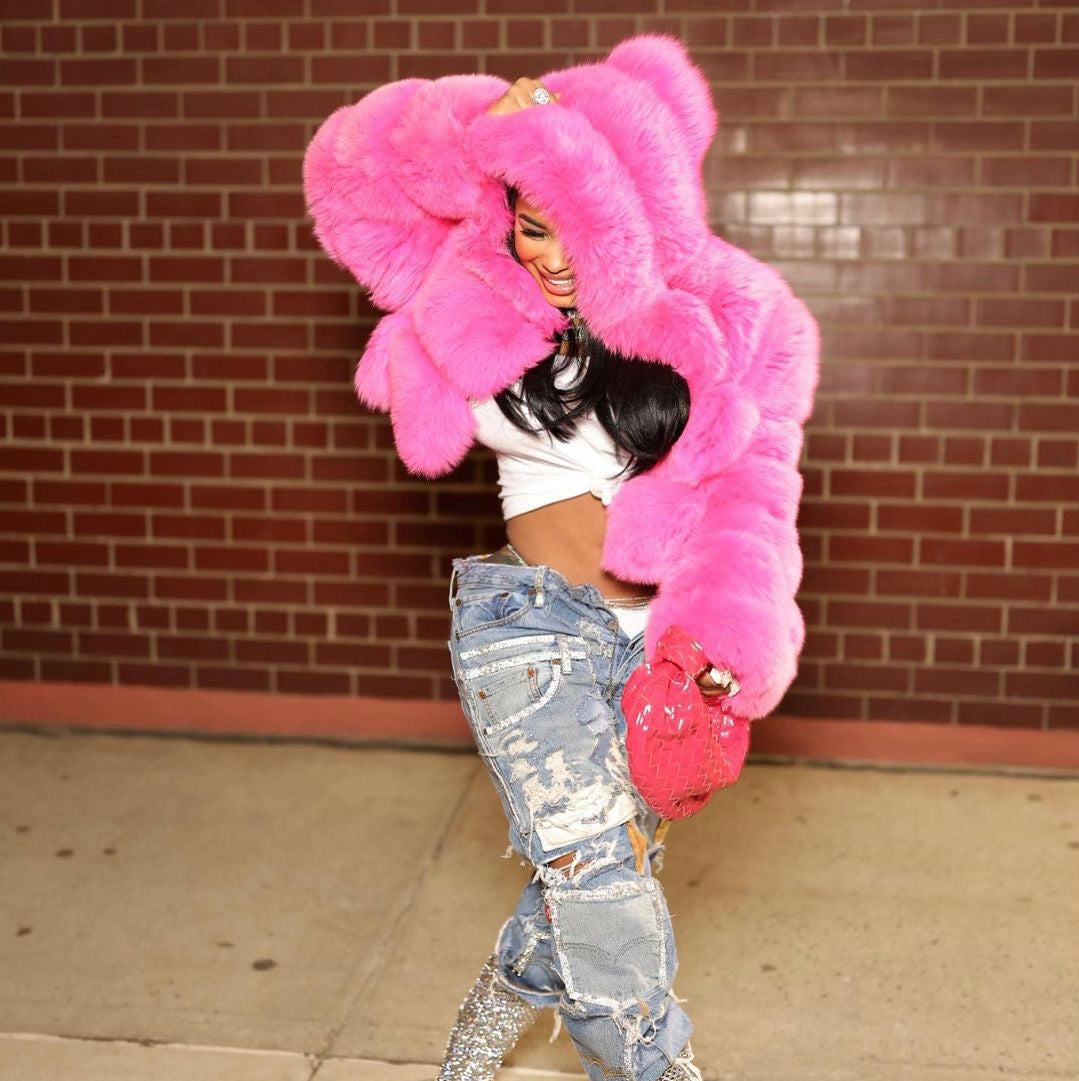 All Fur You Coat - Hot Pink