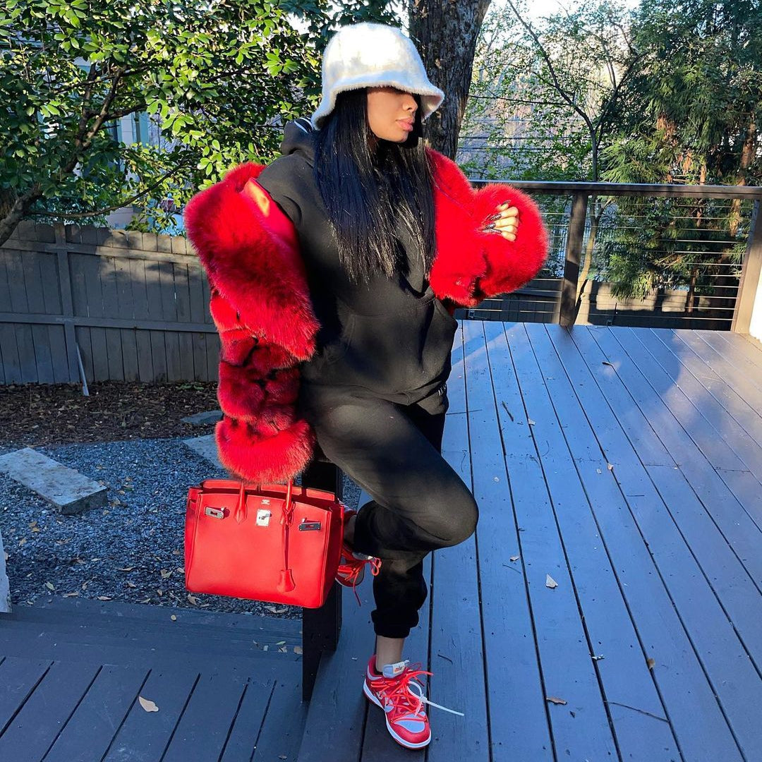 All Fur You Coat - Cherry Red